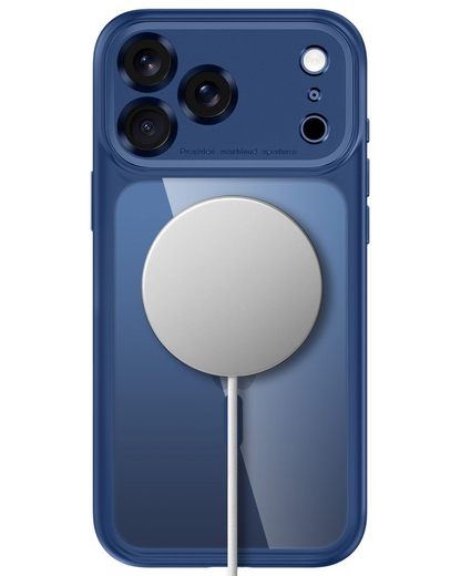 MagSafe-hoesje voor Apple iPhone 18 Pro Max / 17 Pro Max, Tech-Protect, MagPeak CC, Marineblauw
