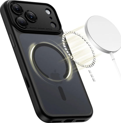 MagSafe-hoesje voor Apple iPhone 17 Pro, Tech-Protect, MagPeak, Mat Zwart