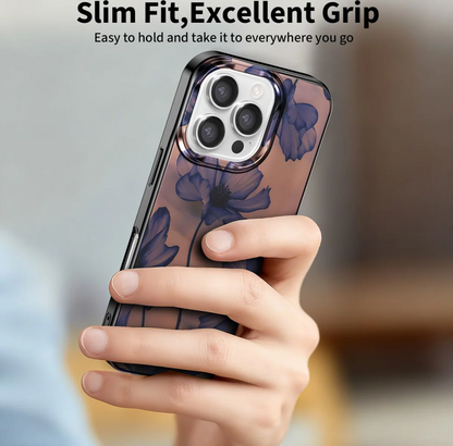 MagSafe hoesje voor Apple iPhone 16 Pro Max, Tech-Protect, Lamano Velvet Night, Zwart