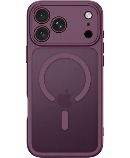 MagSafe-hoesje voor Apple iPhone 18 Pro / 17 Pro, Tech-Protect, BasicMag, Mat bordeauxrood