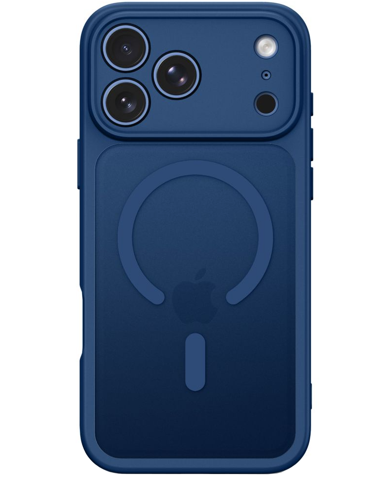 MagSafe-hoesje voor Apple iPhone 18 Pro Max / 17 Pro Max, Tech-Protect, BasicMag, Mat Marineblauw