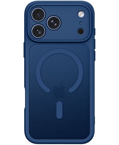MagSafe-hoesje voor Apple iPhone 18 Pro Max / 17 Pro Max, Tech-Protect, BasicMag, Mat Marineblauw