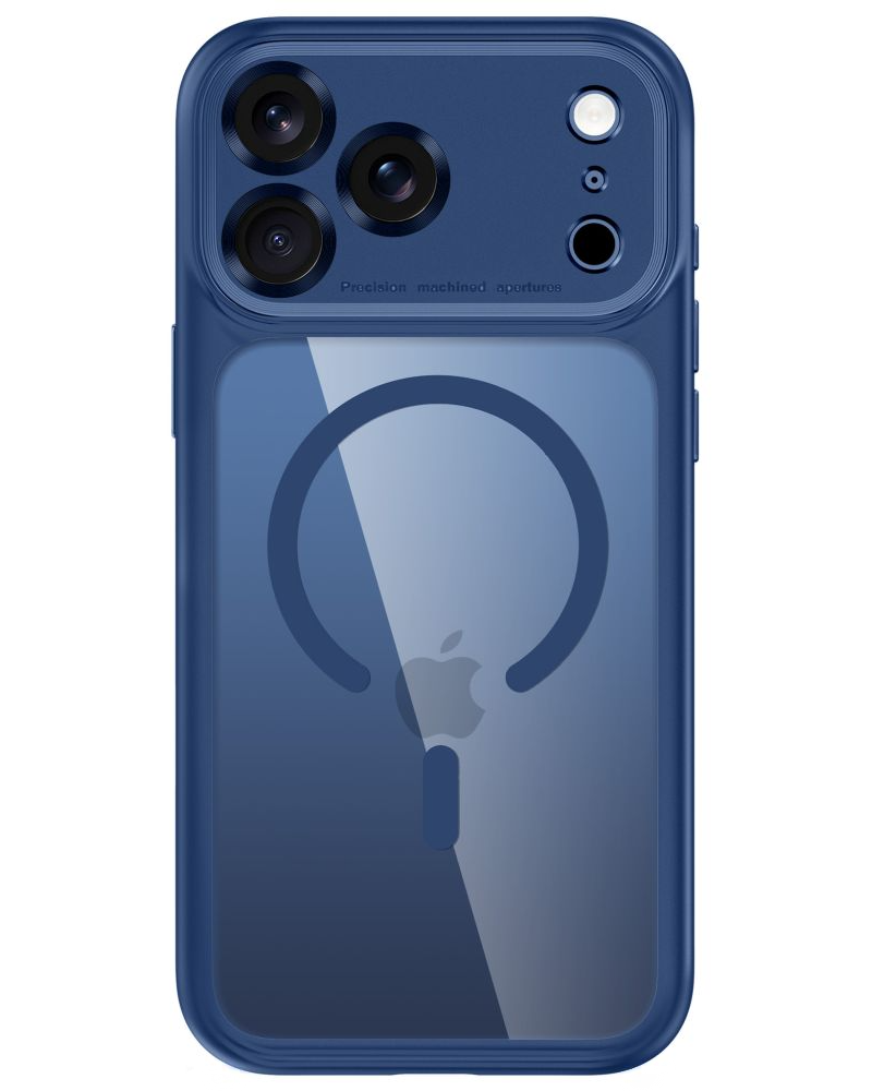 MagSafe-hoesje voor Apple iPhone 18 Pro Max / 17 Pro Max, Tech-Protect, MagPeak CC, Marineblauw