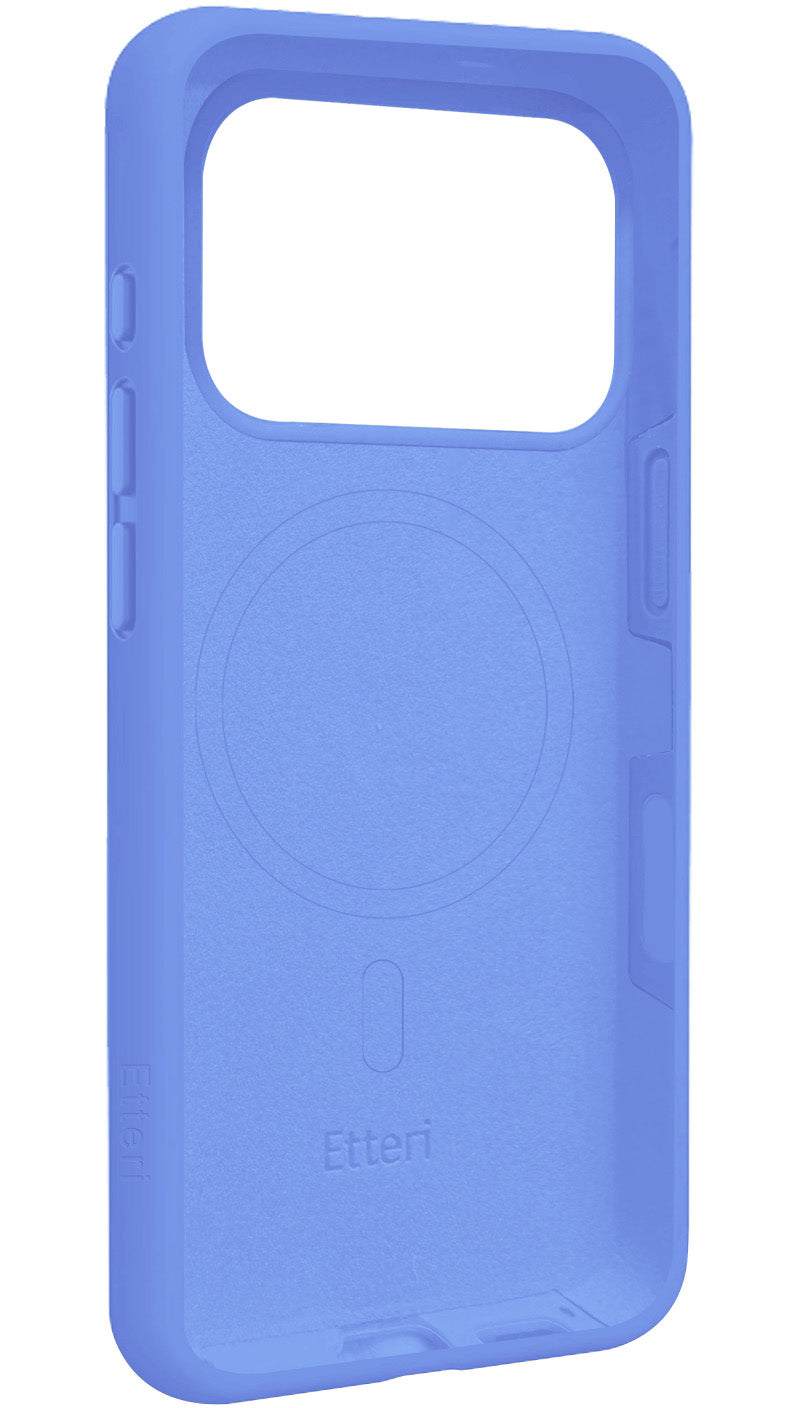 MagSafe Case for Apple iPhone 18 Pro / 17 Pro, Etteri, Silicone Mag, Blue