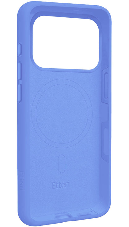 MagSafe Case for Apple iPhone 18 Pro / 17 Pro, Etteri, Silicone Mag, Blue