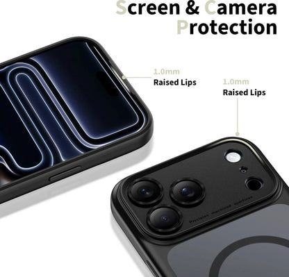 MagSafe-hoesje voor Apple iPhone 17 Pro, Tech-Protect, MagPeak, Mat Zwart