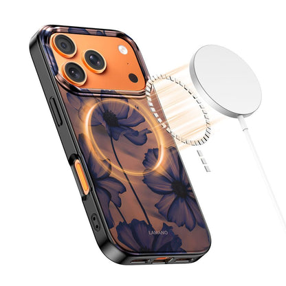 MagSafe Case for Apple iPhone 17 Pro Max, Tech-Protect, Lamano Velvet Night, Black