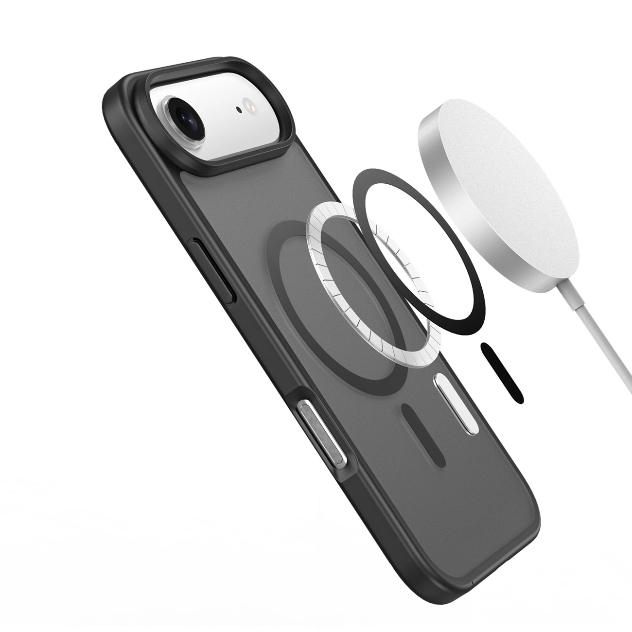 MagSafe hoesje voor Apple iPhone 17 Air, DUX DUCIS, Yind, Zwart