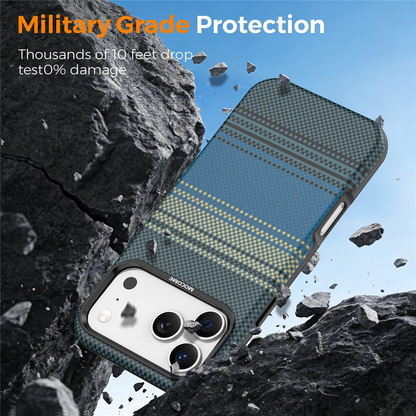 MagSafe-hoesje voor Apple iPhone 17 Pro Max, OEM, Gradient Rainbow, Marineblauw