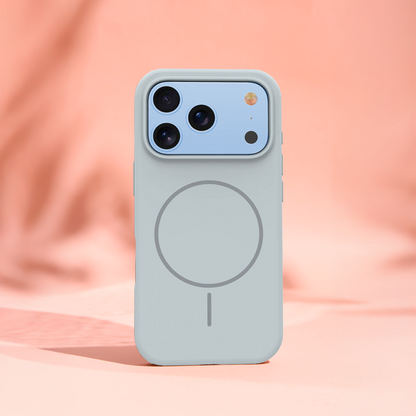 MagSafe-hoesje voor Apple iPhone 17 Pro, OEM, Silicone Thin, Grijs