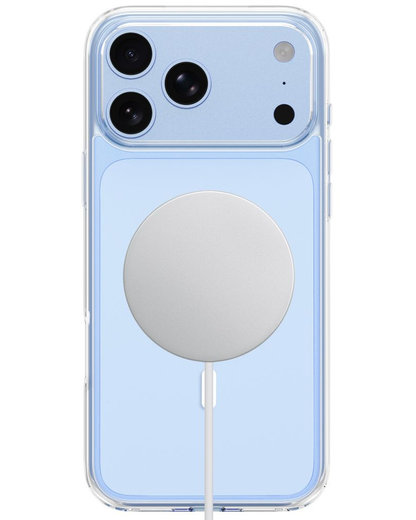 MagSafe-hoes voor Apple iPhone 18 Pro / 17 Pro, Tech-Protect, Flexair Hybrid met schermbeschermer, Transparant