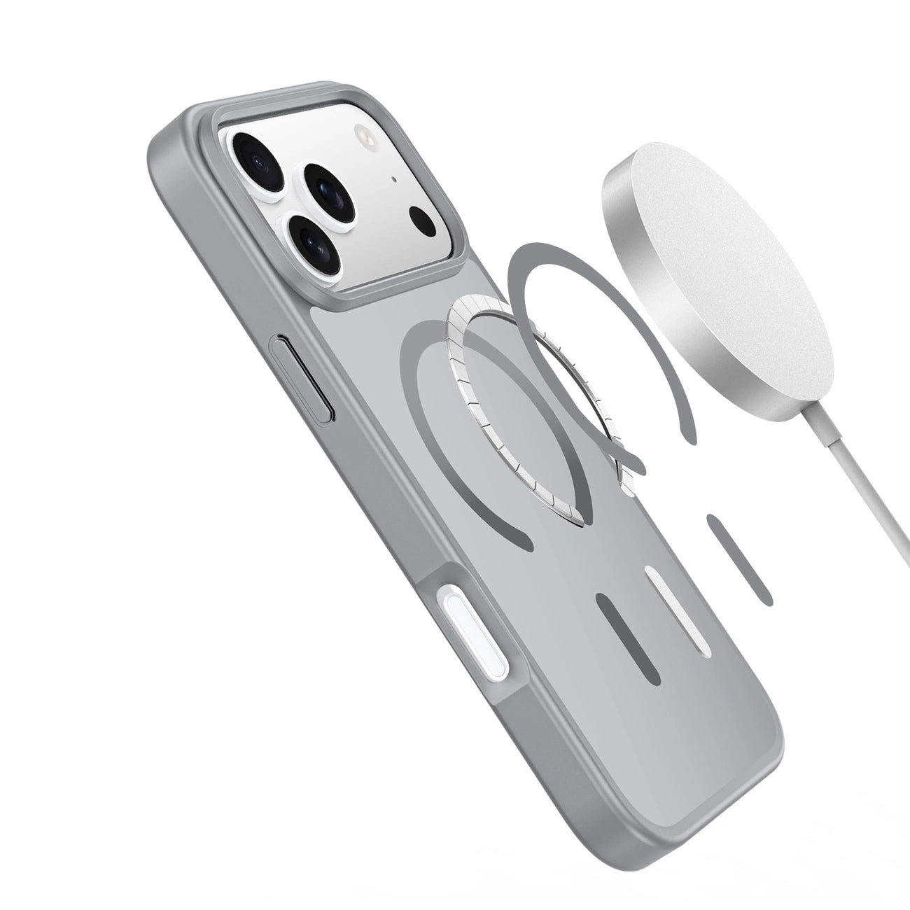 MagSafe hoesje voor Apple iPhone 17 Pro, DUX DUCIS, Yind, Grijs