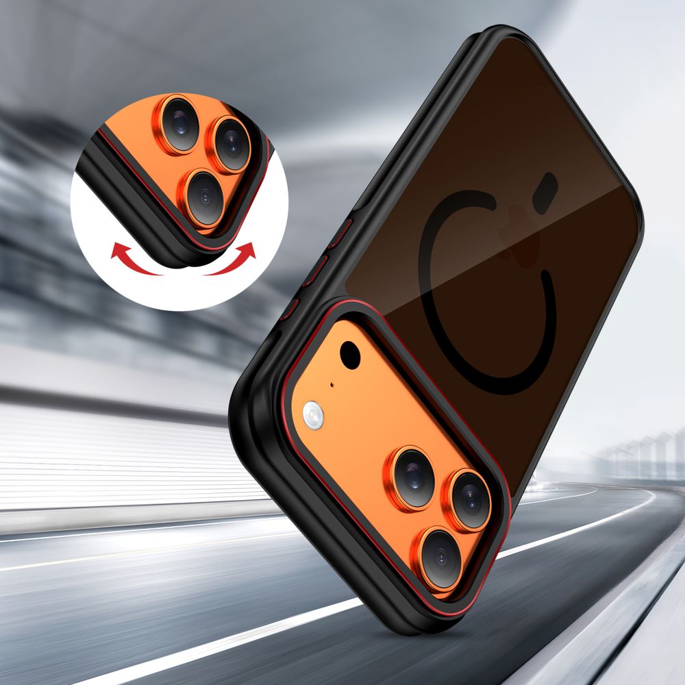 MagSafe Case for Apple iPhone 17 Pro Max, Tech-Protect, Maghybrid, Black