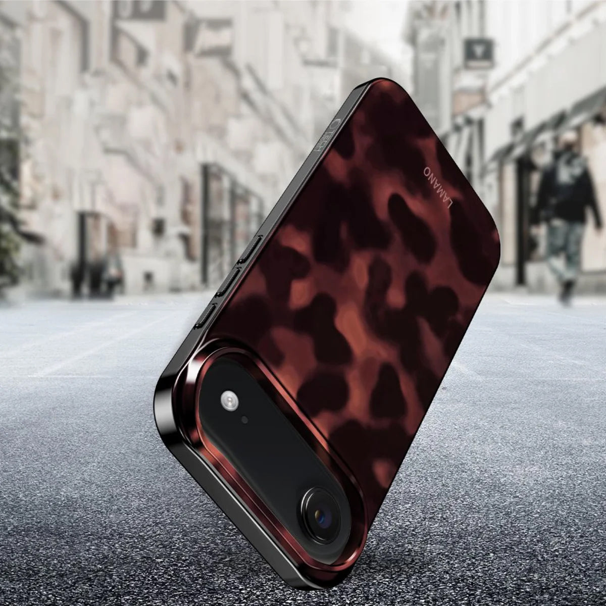 MagSafe hoesje voor Apple iPhone 17 Air, Tech-Protect, Lamano Panther, Zwart