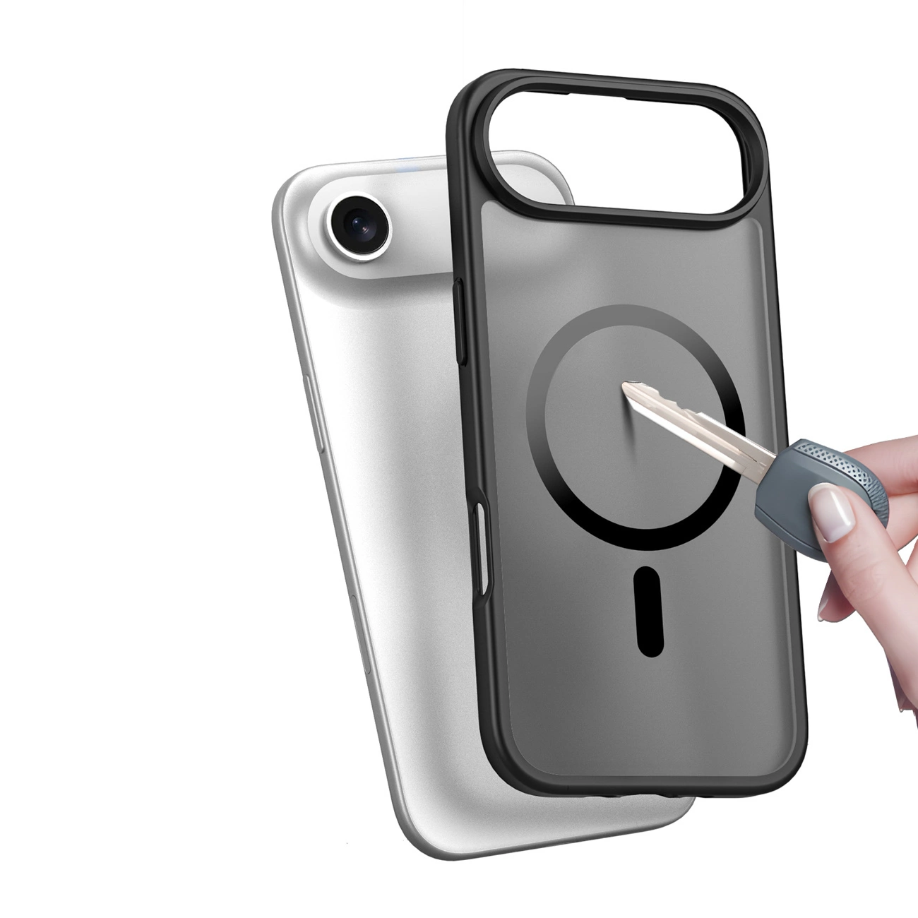 MagSafe hoesje voor Apple iPhone 17 Air, DUX DUCIS, Yind, Zwart