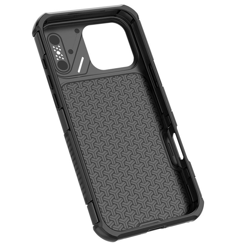 MagSafe-hoes voor Apple iPhone 16 Pro Max, OEM, Carbon en Hoekbescherming, Zwart