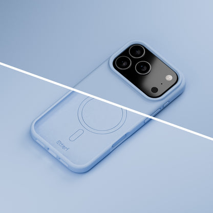 MagSafe Case for Apple iPhone 18 Pro / 17 Pro, Etteri, Silicone Mag, Blue
