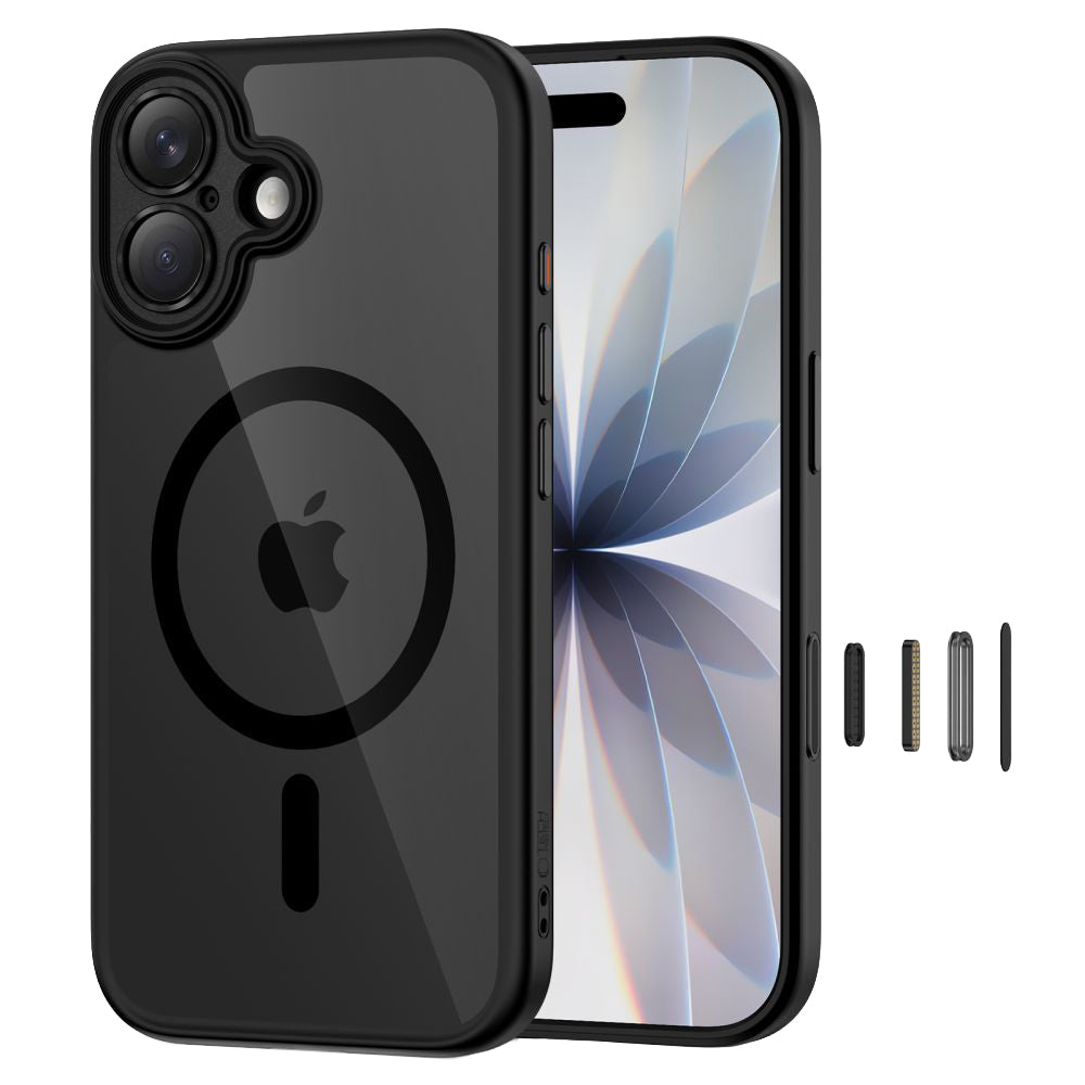 MagSafe hoesje voor Apple iPhone 17, Tech-Protect, MagPeak, Zwart