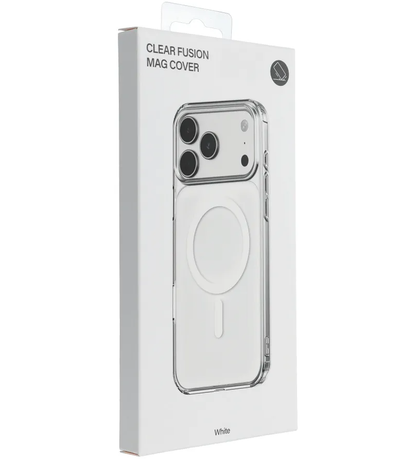 MagSafe-hoes voor Apple iPhone 17e / 16e, OEM, Clear Fusion Mag Cover, Wit