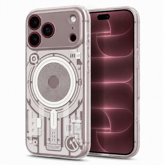 MagSafe-hoesje voor Apple iPhone 18 Pro Max / 17 Pro Max, Spigen, C11 Ultra Hybrid MagFit Element, wit ACS12307
