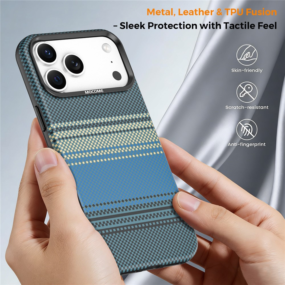 MagSafe-hoesje voor Apple iPhone 17 Pro, OEM, Gradient Rainbow, Marineblauw