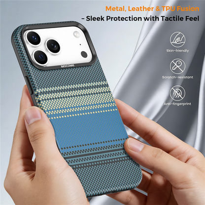 MagSafe-hoesje voor Apple iPhone 17 Pro Max, OEM, Gradient Rainbow, Marineblauw