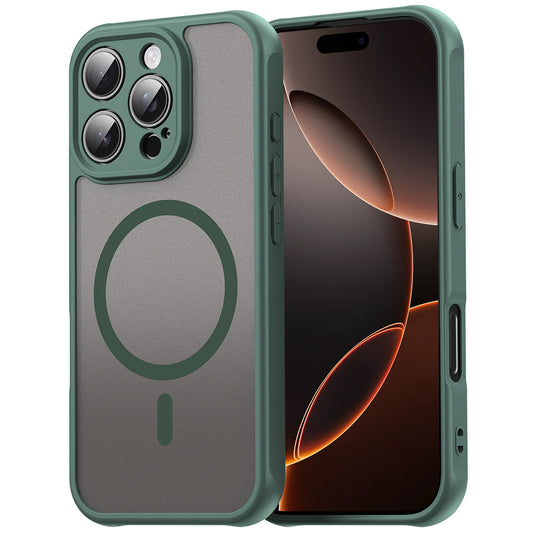 MagSafe-hoesje voor Apple iPhone 11 Pro Max, Techsuit, HaloFrost II, Groen