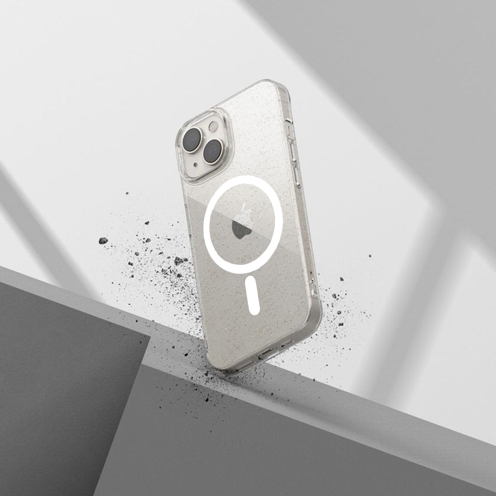 MagSafe Case for Apple iPhone 11 Pro, Techsuit, SparkleSkin, Transparent