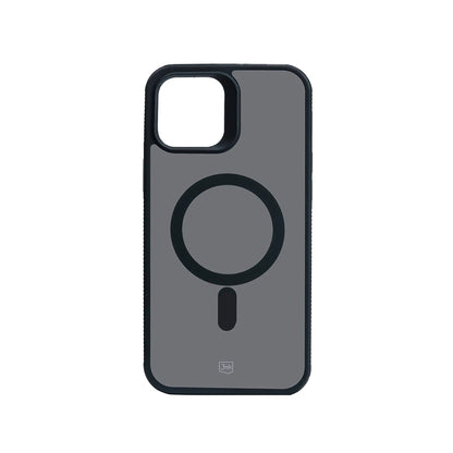 MagSafe-hoesje voor Apple iPhone 12 / 12 Pro, 3MK, Smoke MagCase, Zwart
