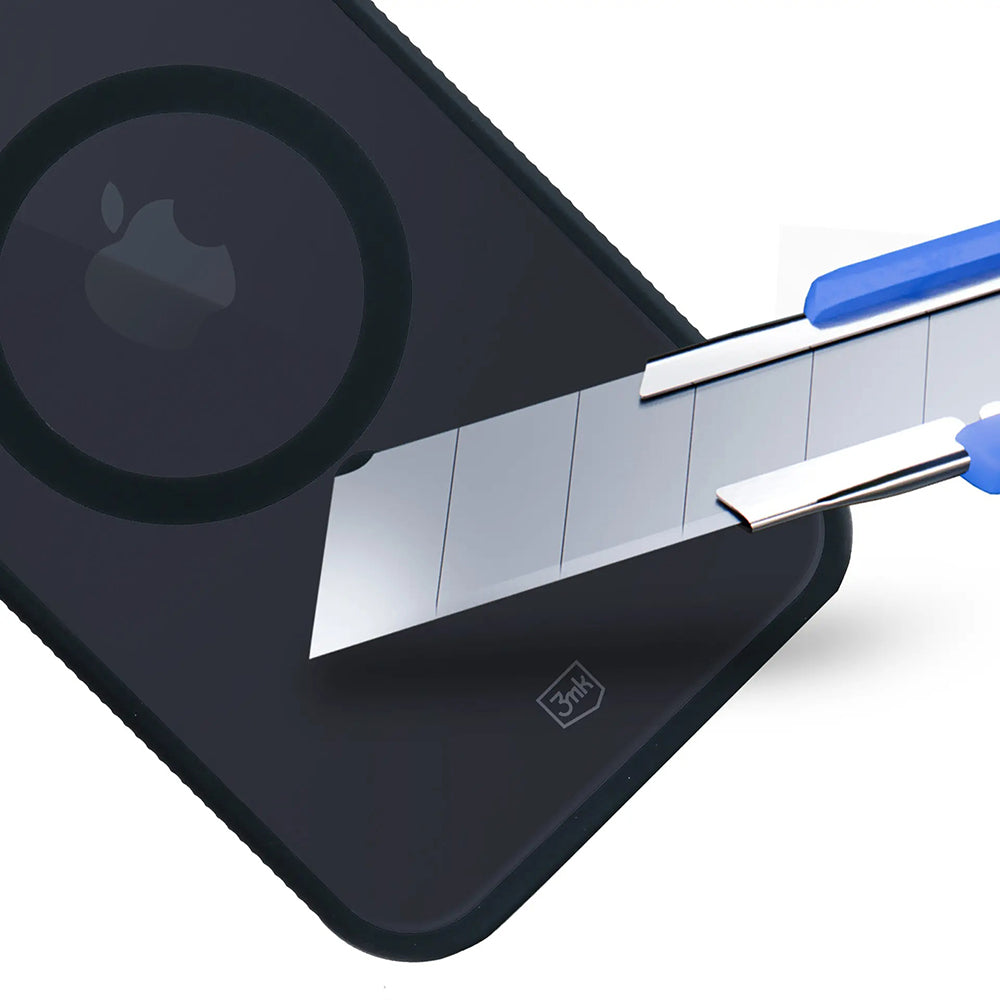 MagSafe-hoesje voor Apple iPhone 12 / 12 Pro, 3MK, Smoke MagCase, Zwart