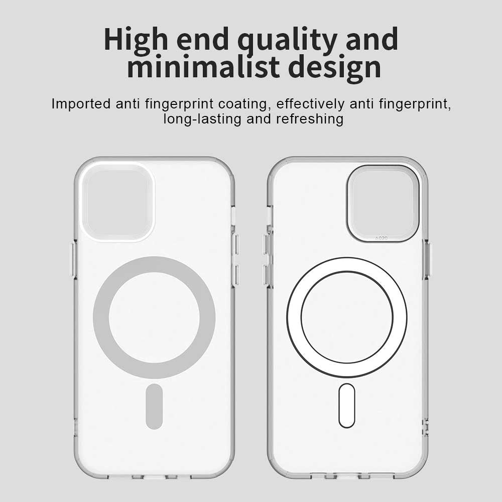 MagSafe hoesje voor Apple iPhone 12 / 12 Pro, Techsuit, CandyCase, Wit