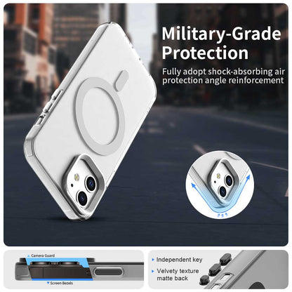 MagSafe hoesje voor Apple iPhone 12 / 12 Pro, Techsuit, CandyCase, Wit