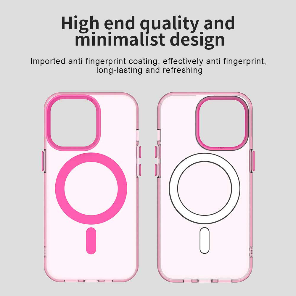 MagSafe-hoes voor Apple iPhone 12 Pro Max, Techsuit, CandyCase, Roze