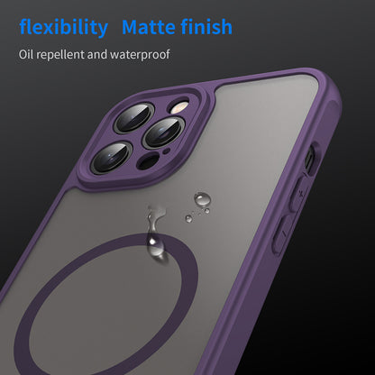 MagSafe-hoes voor Apple iPhone 12 Pro Max, Techsuit, HaloFrost II, Paars