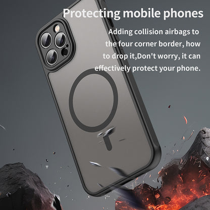 MagSafe-hoes voor Apple iPhone 12 Pro Max, Techsuit, HaloFrost II, Zwart
