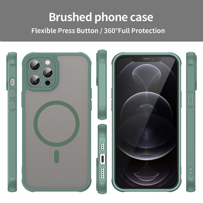 MagSafe-hoes voor Apple iPhone 12 Pro Max, Techsuit, HaloFrost II, Groen