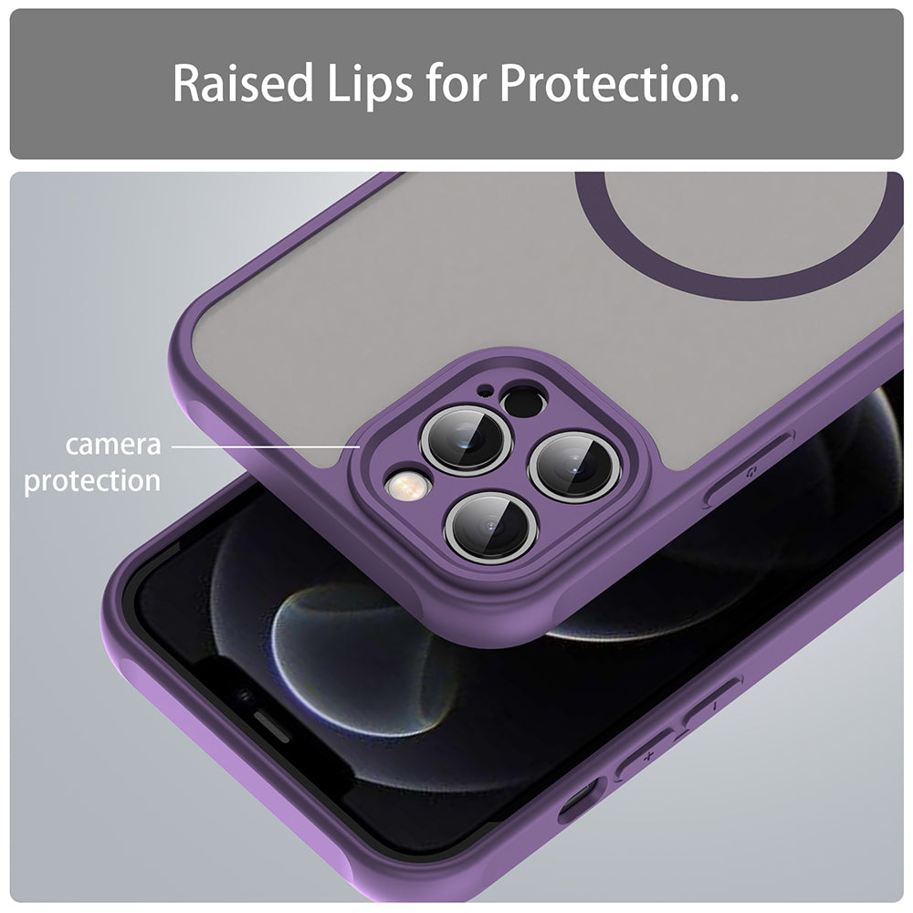 MagSafe-hoes voor Apple iPhone 12 Pro, Techsuit, HaloFrost II, Paars