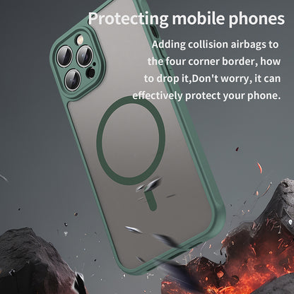 MagSafe-hoes voor Apple iPhone 12 Pro, Techsuit, HaloFrost II, Groen