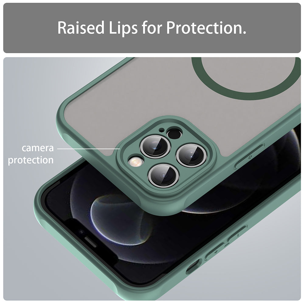 MagSafe-hoes voor Apple iPhone 12 Pro, Techsuit, HaloFrost II, Groen