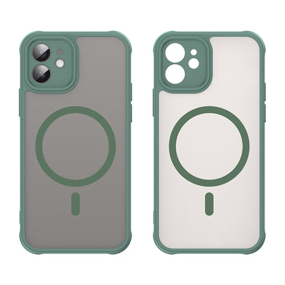 MagSafe-hoes voor Apple iPhone 12, Techsuit, HaloFrost II, Groen