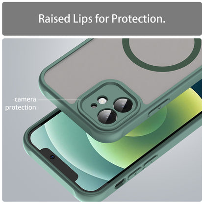 MagSafe-hoes voor Apple iPhone 12, Techsuit, HaloFrost II, Groen