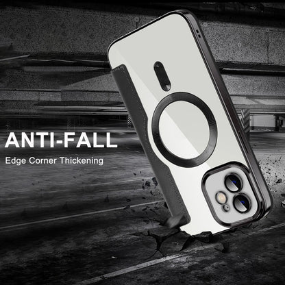 MagSafe Case for Apple iPhone 12, Techsuit, SmartMag Book, Blue