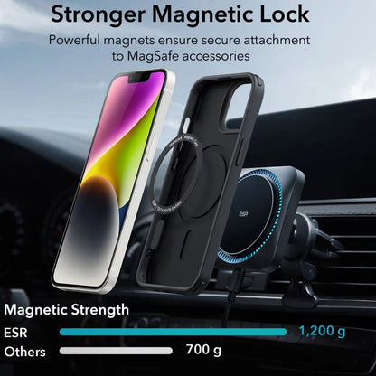 MagSafe-hoesje voor Apple iPhone 14 / 13, ESR, Classic Hybrid, Zwart