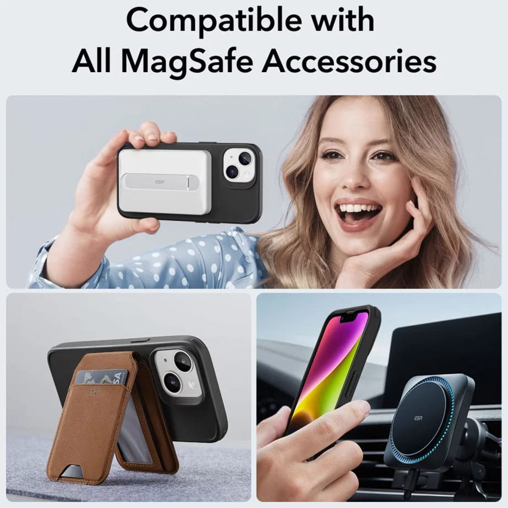 MagSafe-hoesje voor Apple iPhone 14 / 13, ESR, Classic Hybrid, Zwart