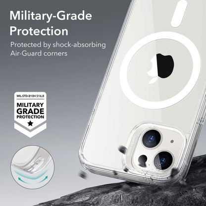 MagSafe-hoesje voor Apple iPhone 14 / 13, ESR, Classic Hybrid, Transparant