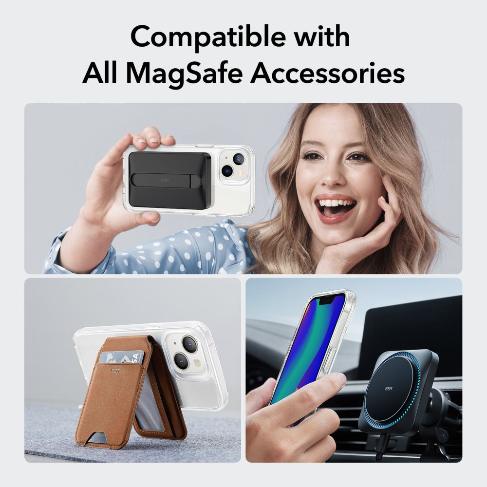 MagSafe-hoesje voor Apple iPhone 14 / 13, ESR, Classic Hybrid, Transparant
