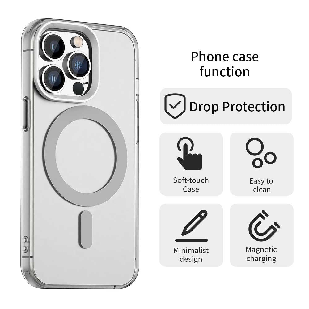 MagSafe-hoes voor Apple iPhone 13 Pro Max, Techsuit, CandyCase, Wit