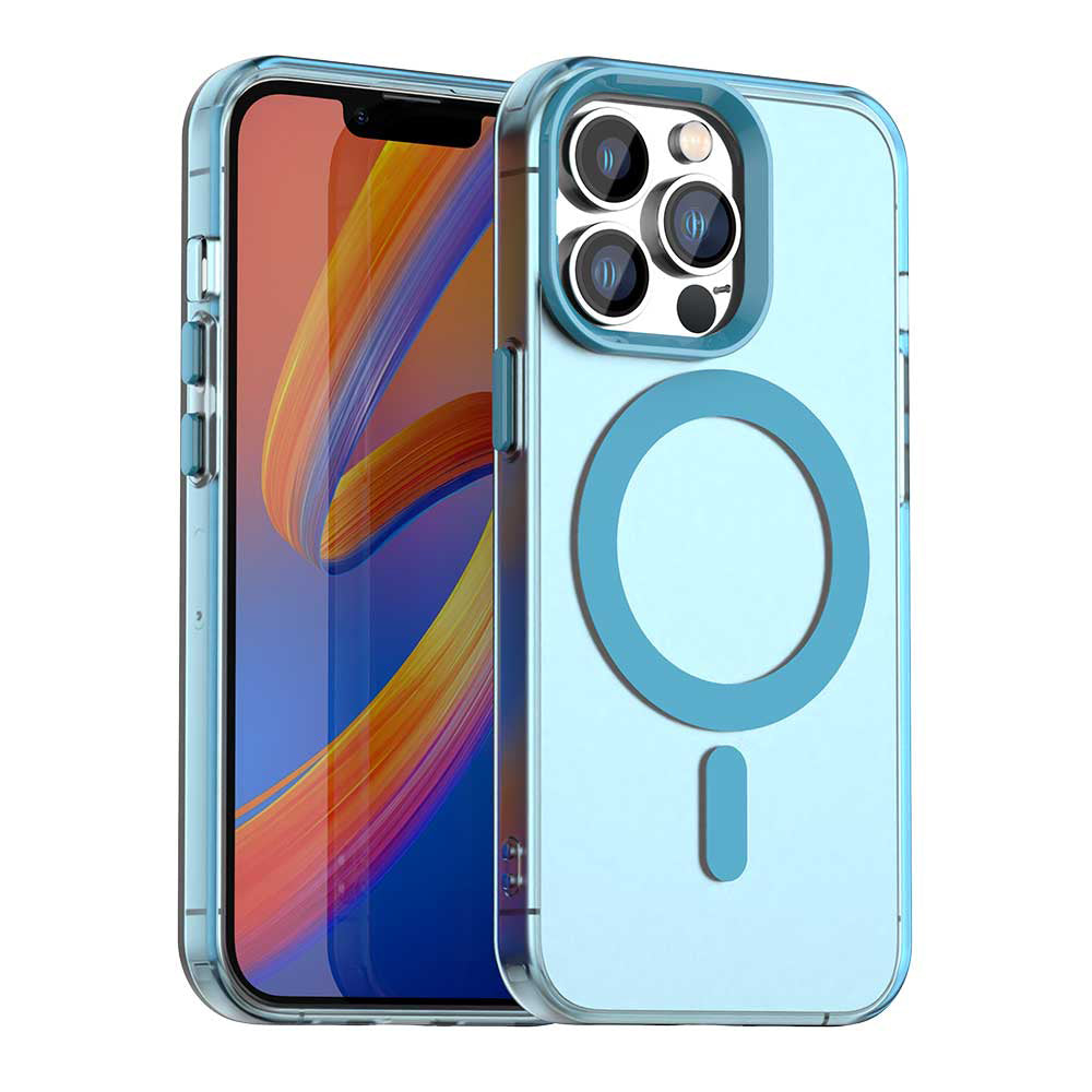 MagSafe-hoes voor Apple iPhone 13 Pro, Techsuit, CandyCase, Blauw