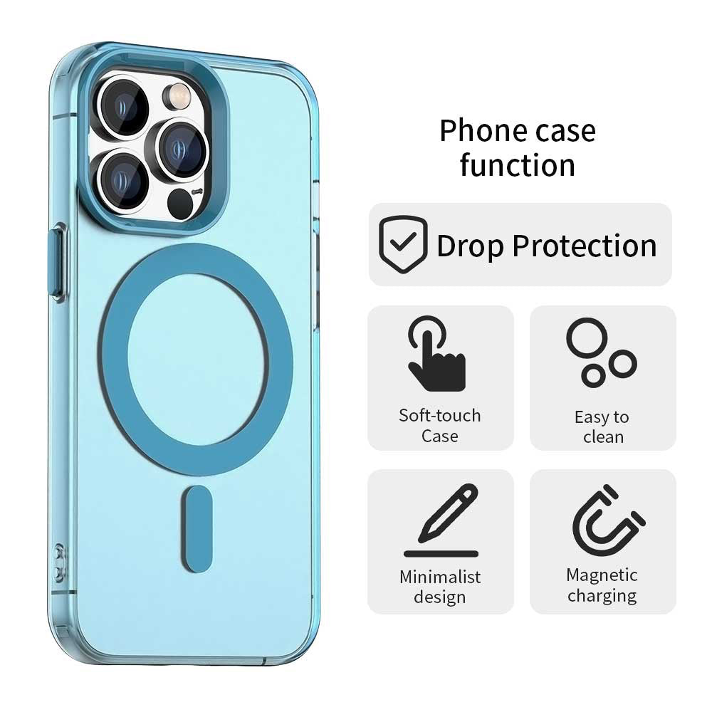 MagSafe-hoes voor Apple iPhone 13 Pro, Techsuit, CandyCase, Blauw