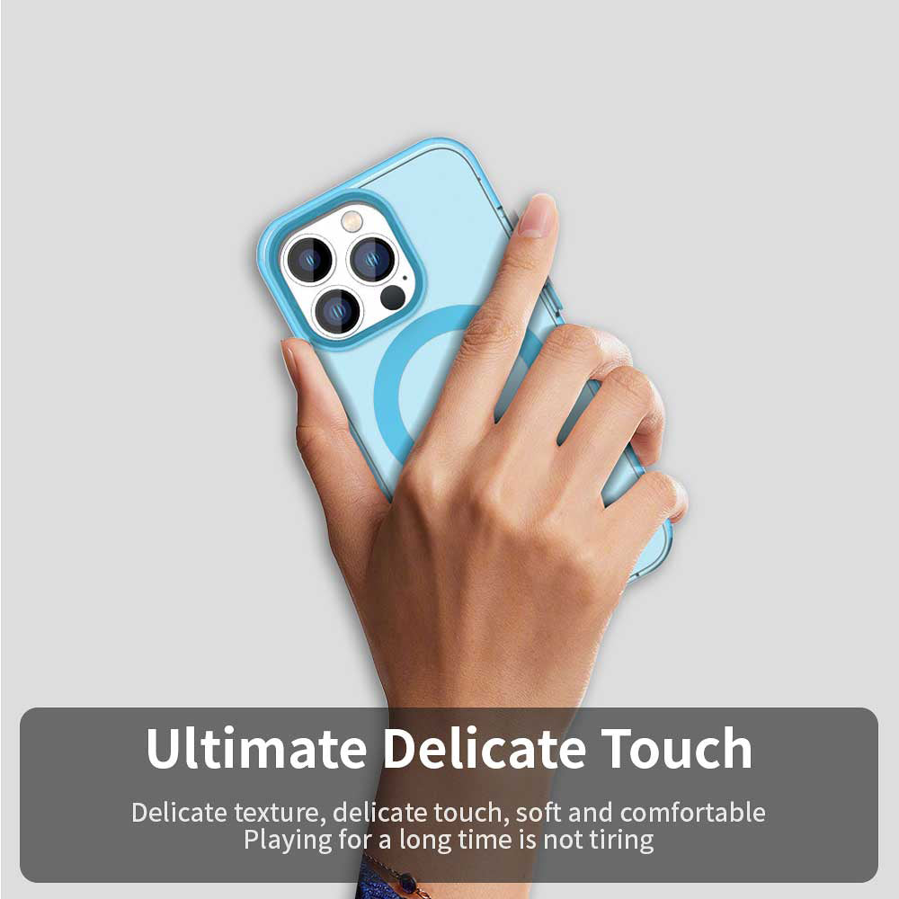 MagSafe-hoes voor Apple iPhone 13 Pro, Techsuit, CandyCase, Blauw